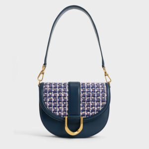 Charles & Keith Tweed Saddle bag