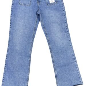 Mango Women Denim Wide Leg Pants
